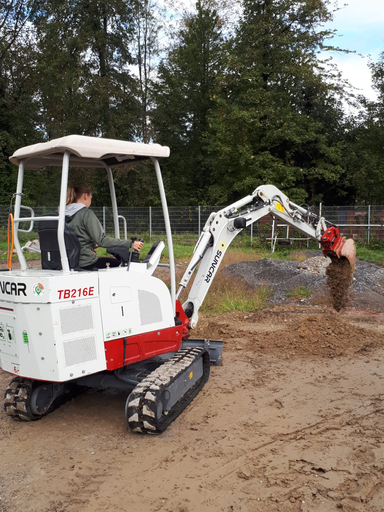 Bagger fahren