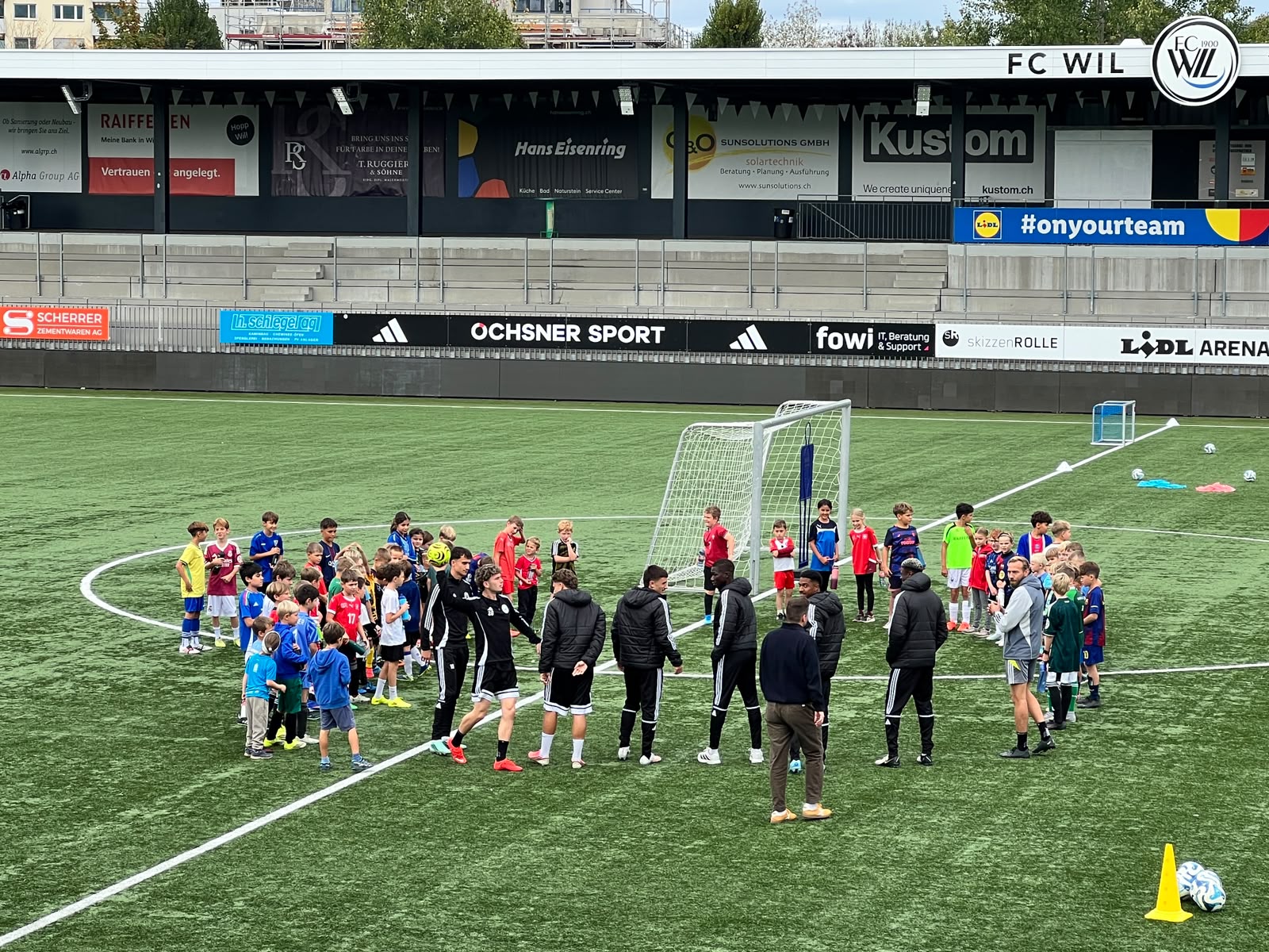 Training mit dem FC Wil 