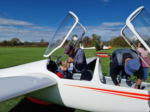 Fliegen mit dem Segelflugzeug