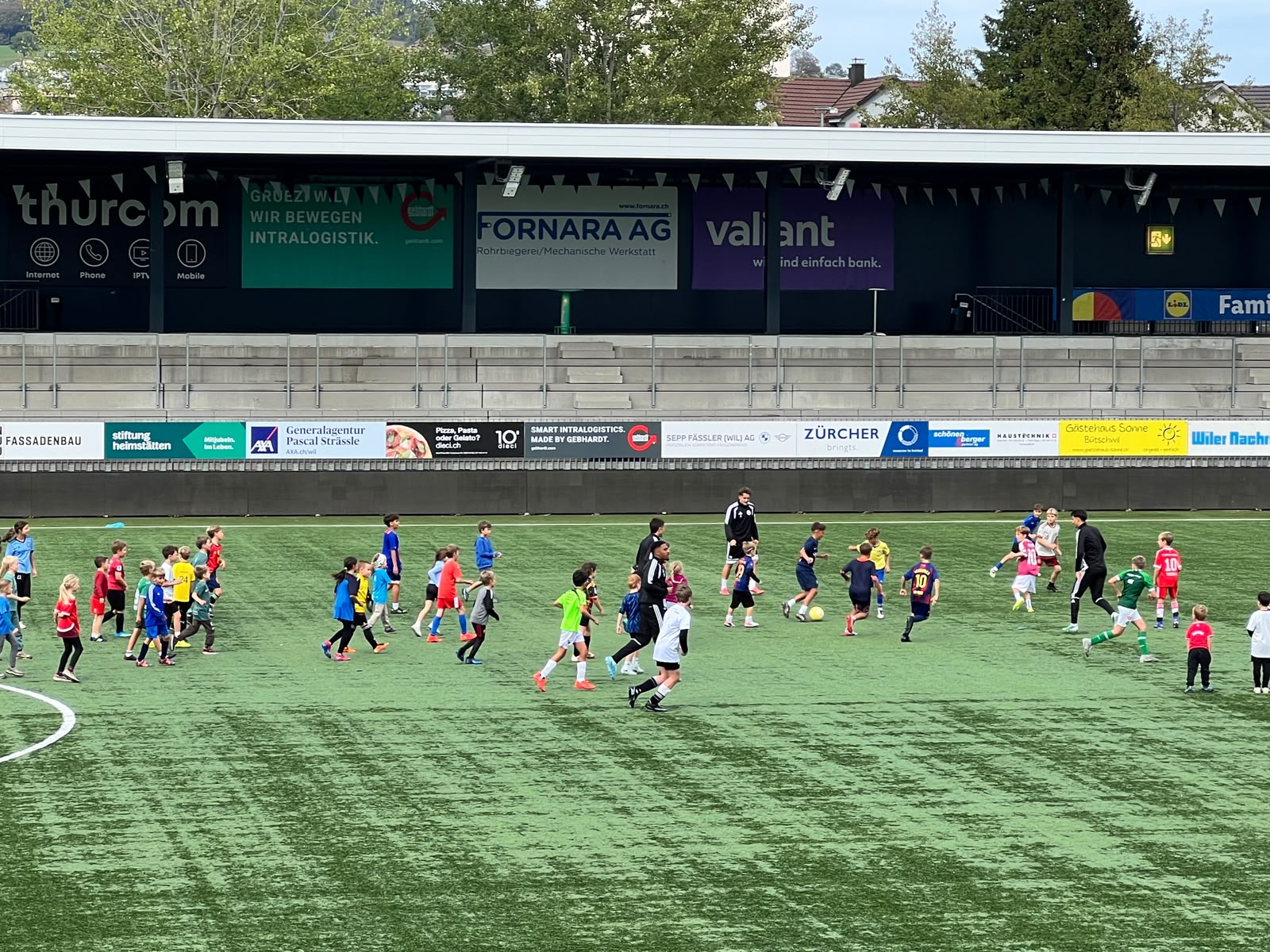 Training mit dem FC Wil 